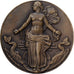 Frankreich, Medaille, Compagnie Générale Transatlantique, Liberté, Bronze