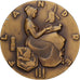 Frankreich, Medaille, Compagnie Générale Transatlantique, Flandre, Bronze