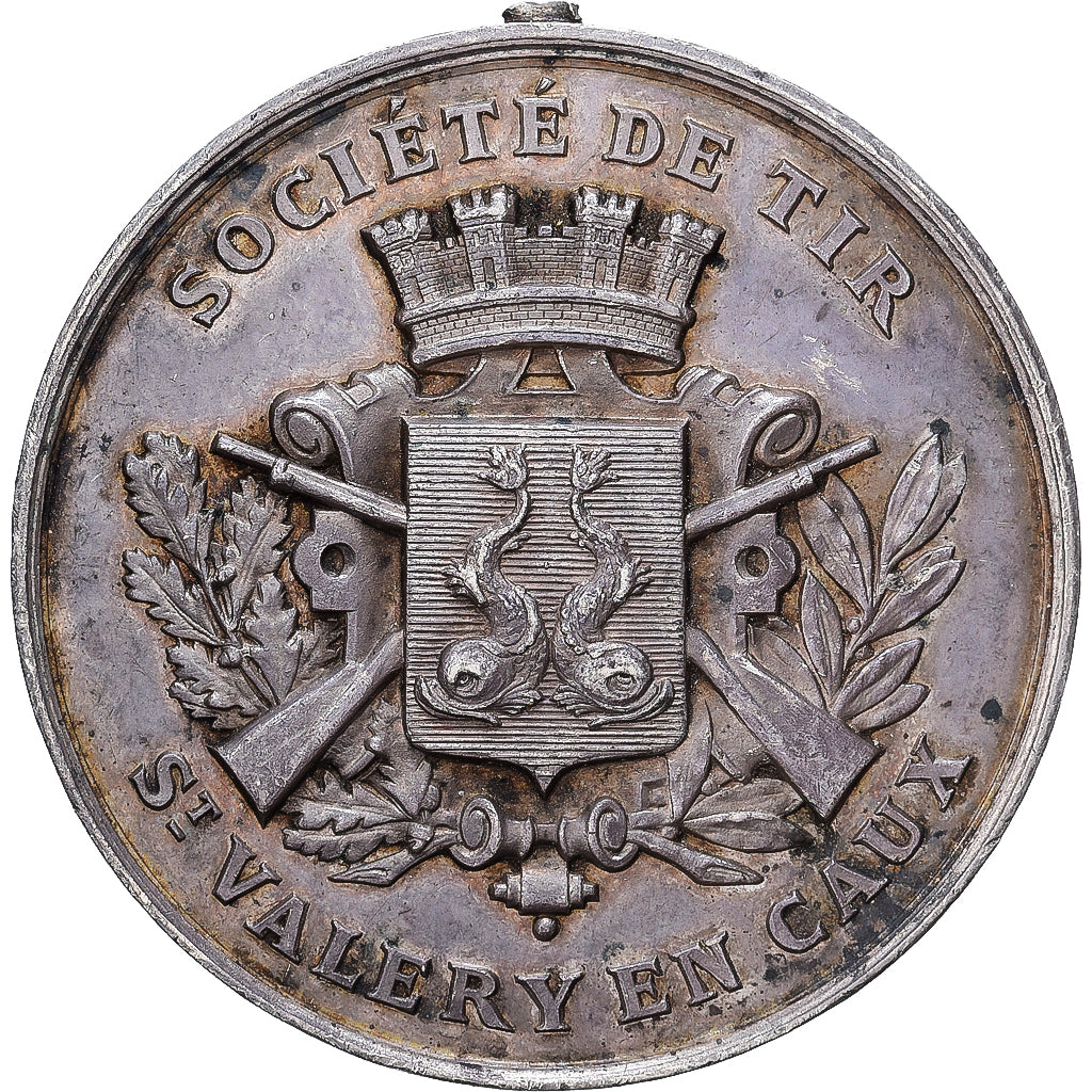 Francia, medaglia, Société de Tir de Saint Valéry-en-Caux, Argento, BB+