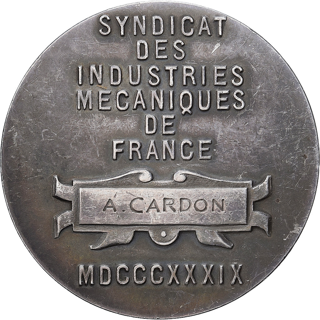 Francia, medaglia, Syndicat des Industries Mécaniques de France, Denis Papin