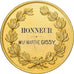 França, medalha, Ursulines du Havre, 1892, Cobre Dourado, Bescher, AU(55-58)
