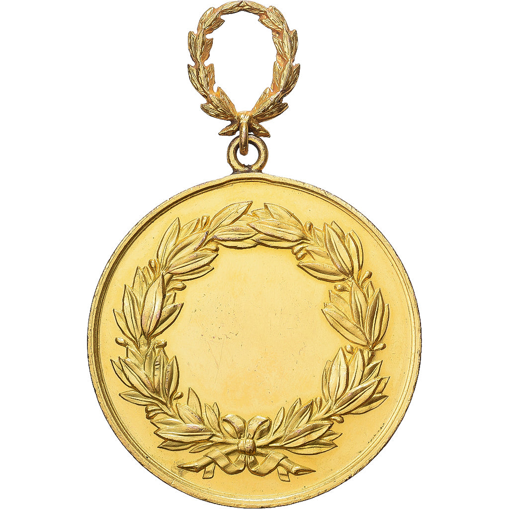 Francia, medalla, Société Havraise de Tir, Copper Gilt, EBC
