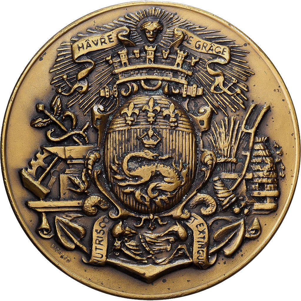 Frankreich, Medaille, Caisse d'Epargne de l'Estuaire de la Seine, 1972, Bronze