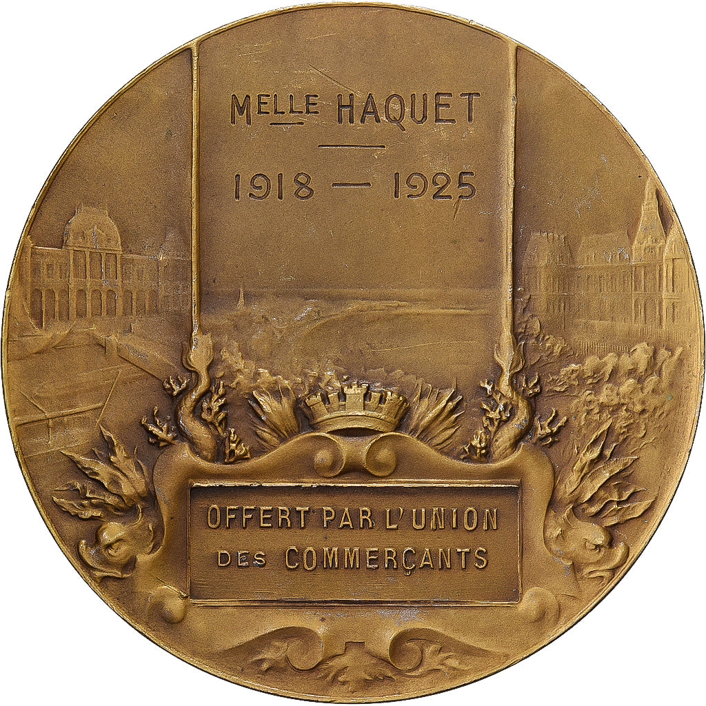Frankreich, Medaille, Ville du Havre, 1925, Bronze, Lefebvre, VZ