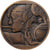 France, Medal, Art Déco, Journal Le Havre, Bronze, Delannoy, Flan mat