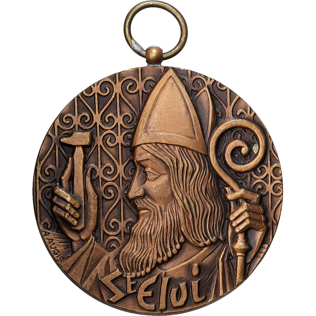 Francja, medal, Compagnons de Saint Eloi, Syndicat des Serruriers, Brązowy