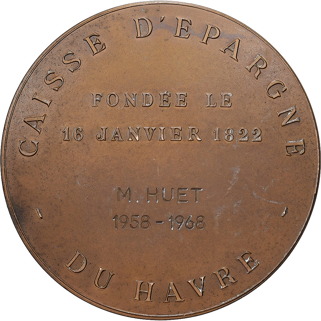 Frankreich, Medaille, Caisse d'Epargne du Havre, François Ier, 1968, Bronze