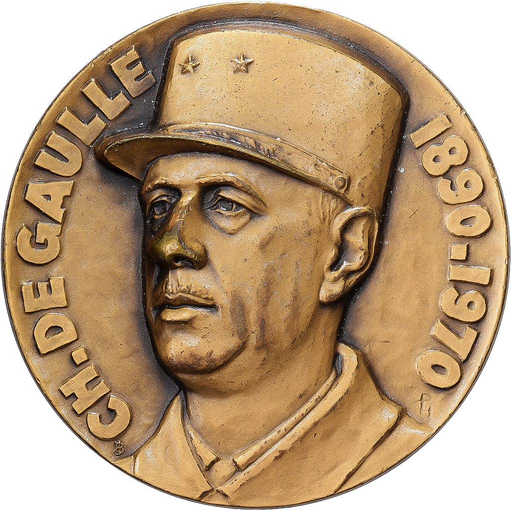 Frankreich, Medaille, Hommage au Général de Gaulle, La Boisserie, 1970