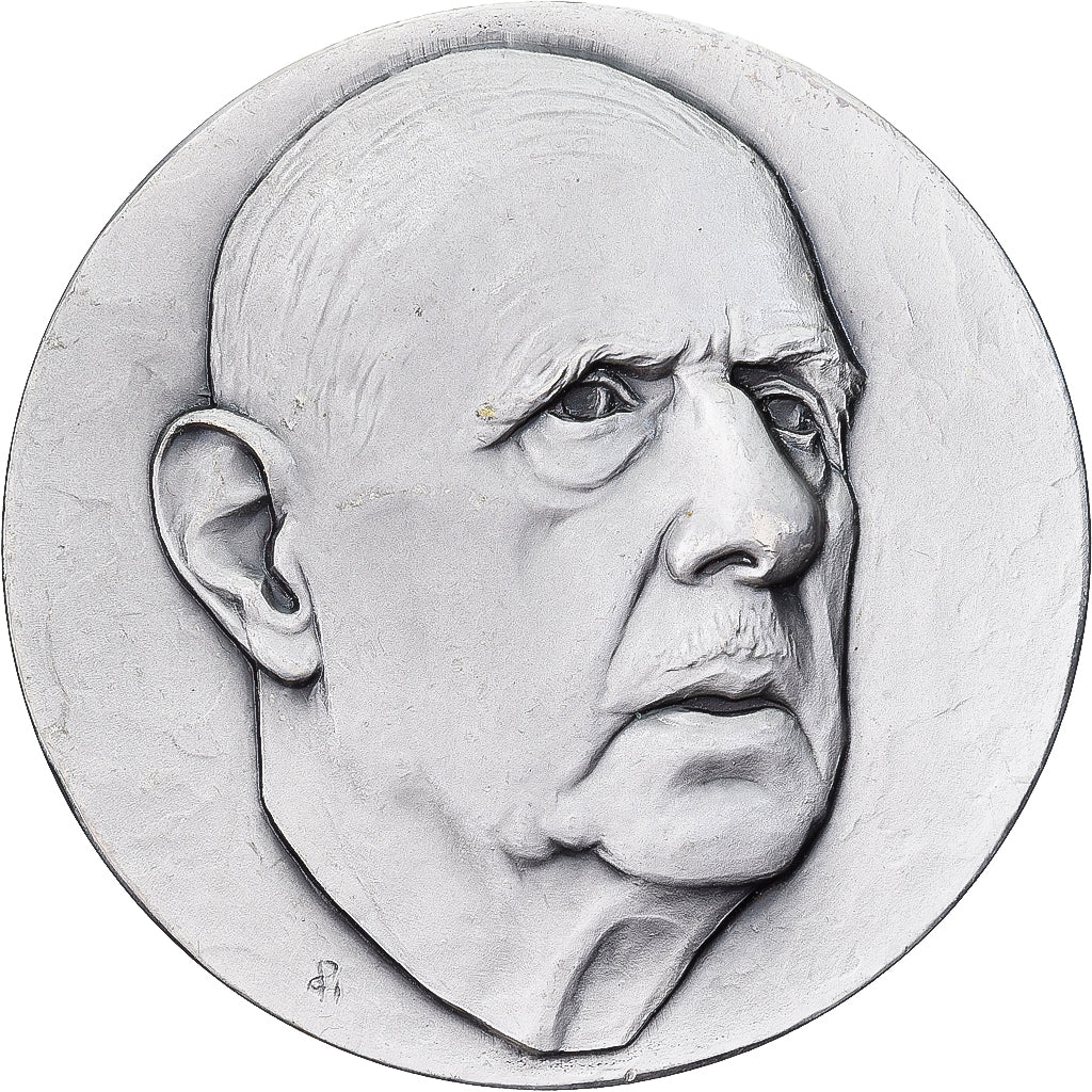 Frankreich, Medaille, Hommage au Général de Gaulle, La Boisserie, Silvered