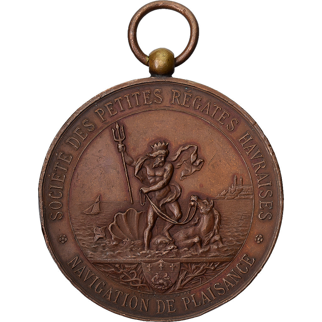 Francia, medaglia, Société des Petites Régates Havraises, Rame, Legrand, BB