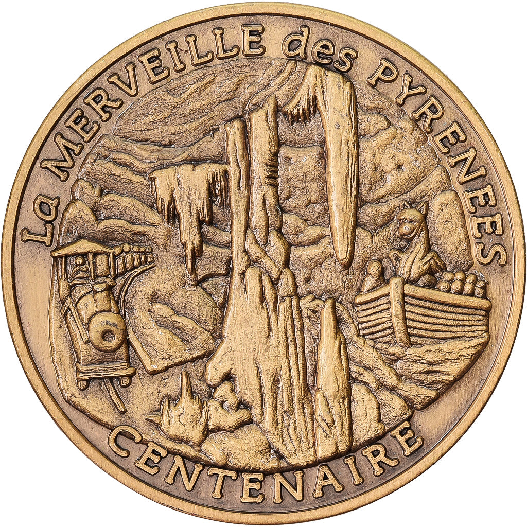 Frankrijk, Medaille, Centenaire des Grottes de Bétharram, 2003, Bronzen, UNC-