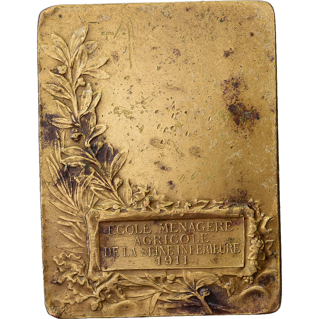 Frankreich, Medaille, Ecole Ménagère agricole de la Seine-Inférieure, 1911