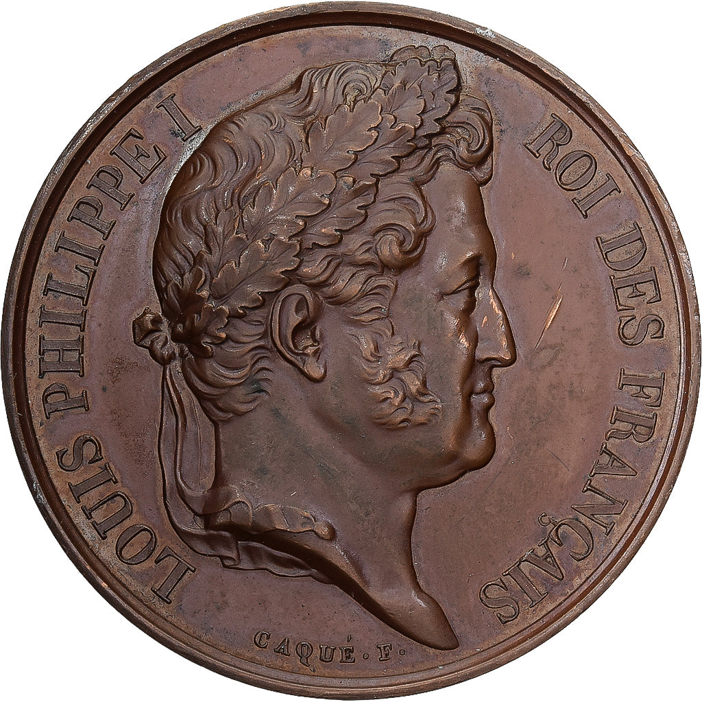 França, medalha, Louis-Philippe Ier, Bronze, Caqué, AU(50-53)