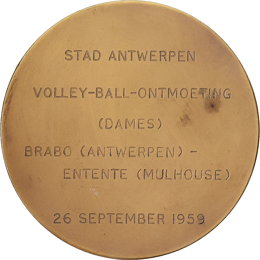 Belgio, medaglia, Volley-Ball, Antweerpen, 1959, Bronzo, SPL