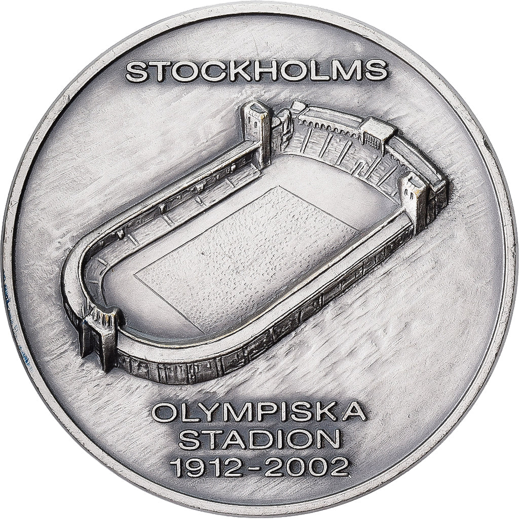 Svezia, medaglia, Olympiska Stadium, Stockholm, 2002, Bronzo argentato, SPL-