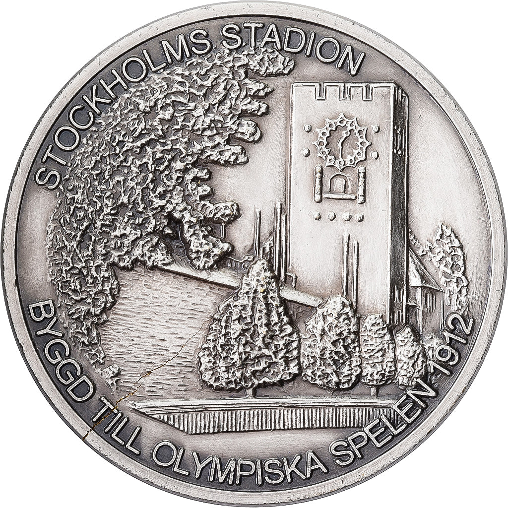 Svezia, medaglia, Stockholms Stadium, Olympiska Spelen, Bronzo argentato, SPL-