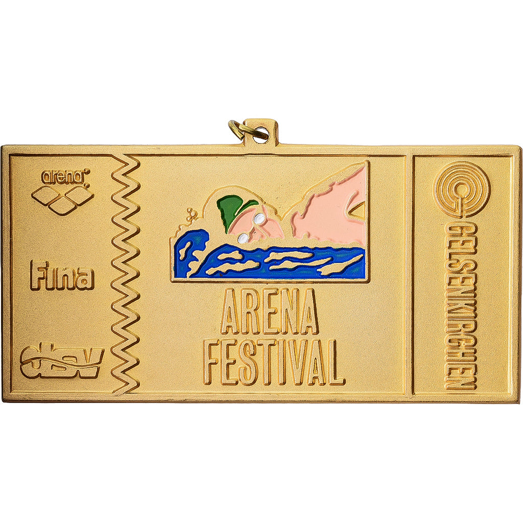Germany, Medal, Swimming World Cup, Gelsenkirchen, 1993, Gilt Bronze, AU(55-58)
