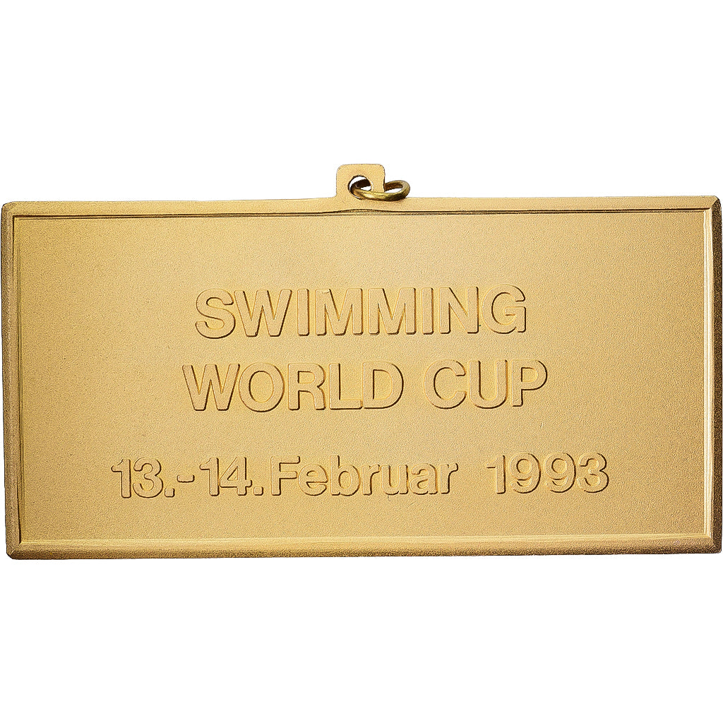 Germany, Medal, Swimming World Cup, Gelsenkirchen, 1993, Gilt Bronze, AU(55-58)
