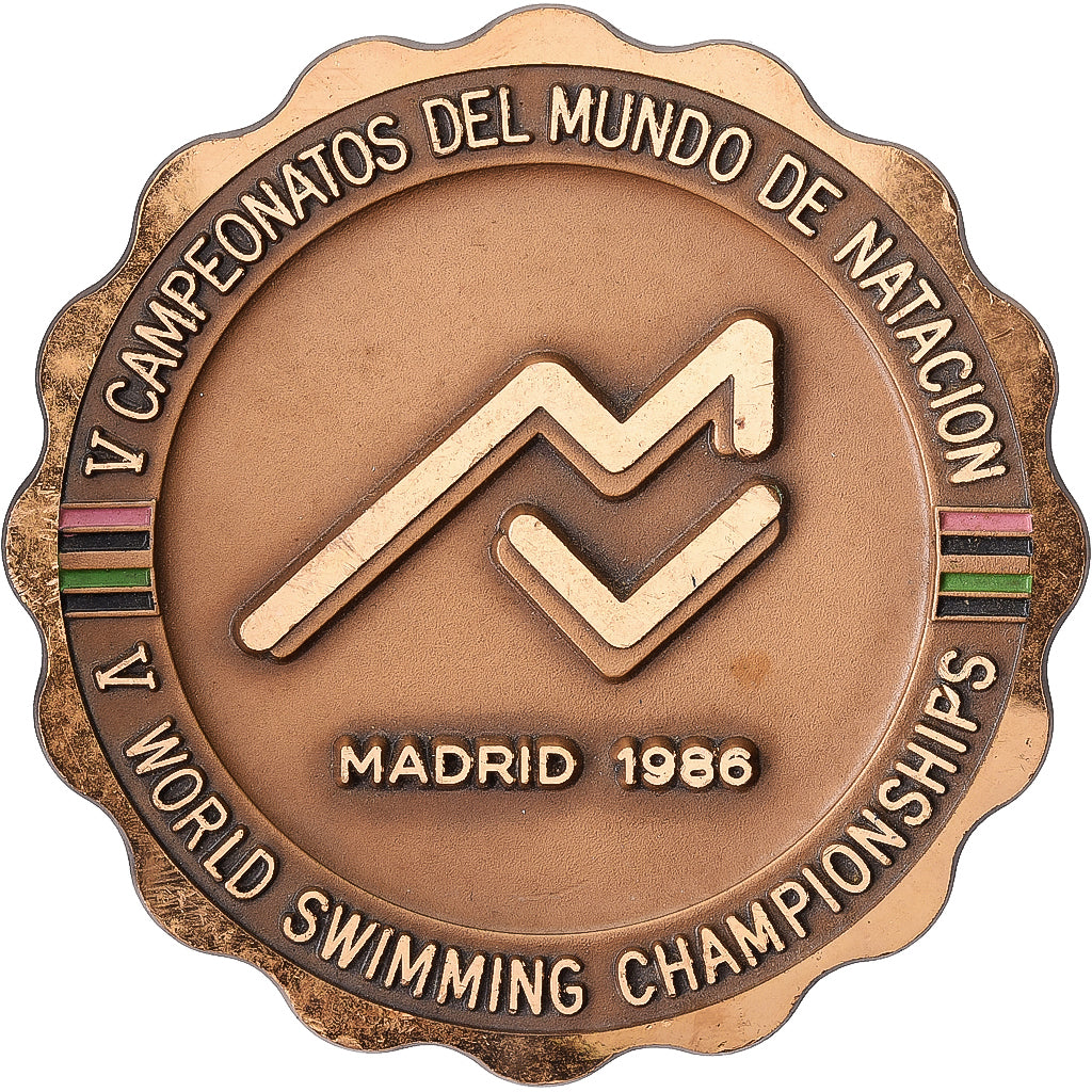 Spanien, Medaille, V Campeonatos del Mundo de Natacion, Madrid, 1986, Bronze, VZ