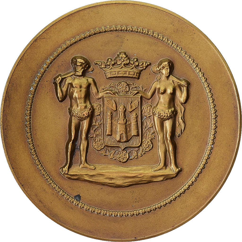 Belgia, medal, Antwerpen, 1963, Brązowy, AU(55-58)