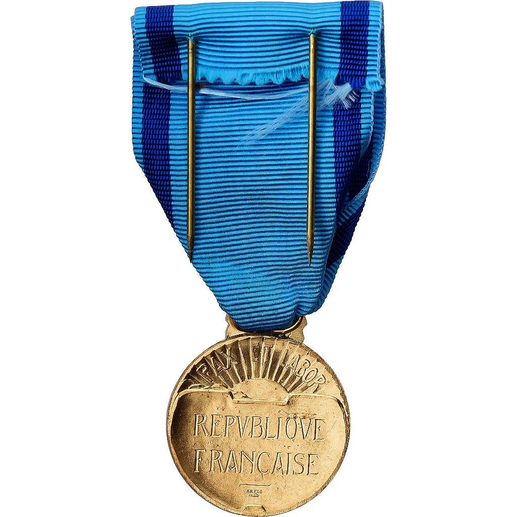 Frankreich, Jeunesse et sports, Medaille, Excellent Quality, Gilt Bronze, 28