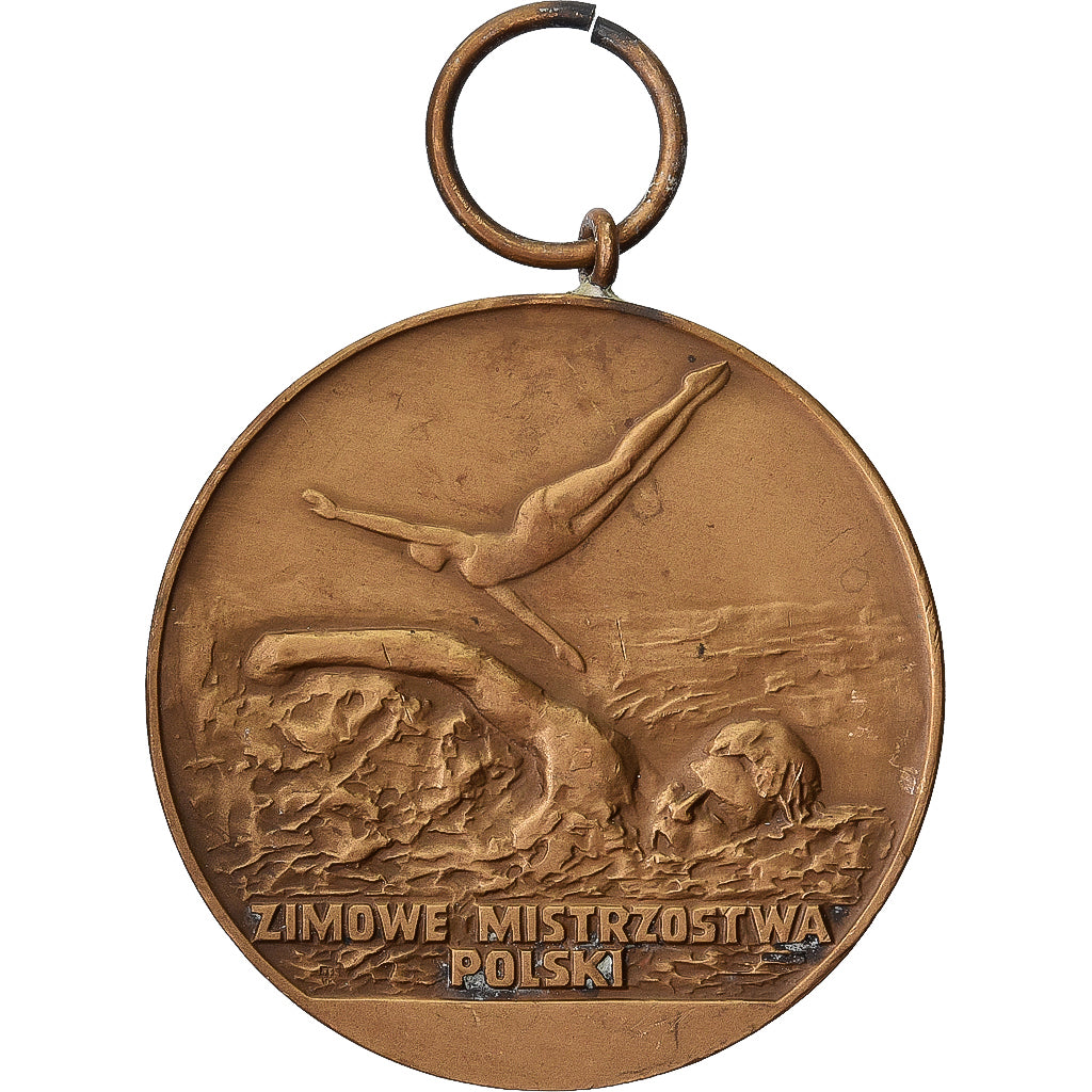 Polonia, medaglia, Polski Zwiazek Plywacki, 1982, Bronzo, SPL-