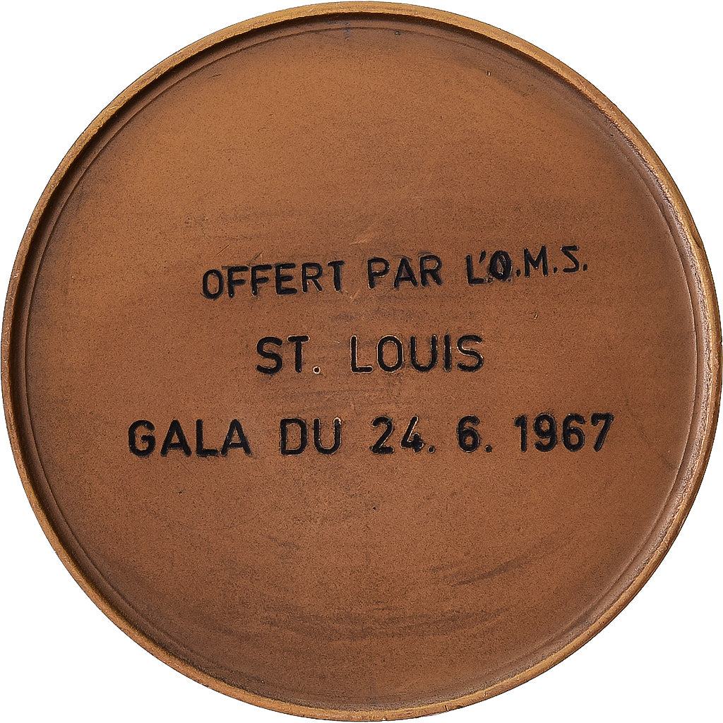 Francia, medalla, Ville de Saint-Louis, Gala, O.M.S, 1967, Bronce, EBC