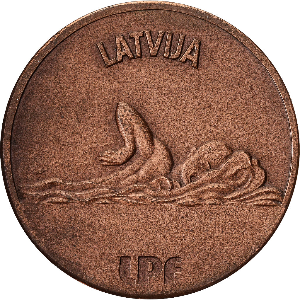 Latvia, Medaille, Swimming Federation, 1994, Kupfer, VZ