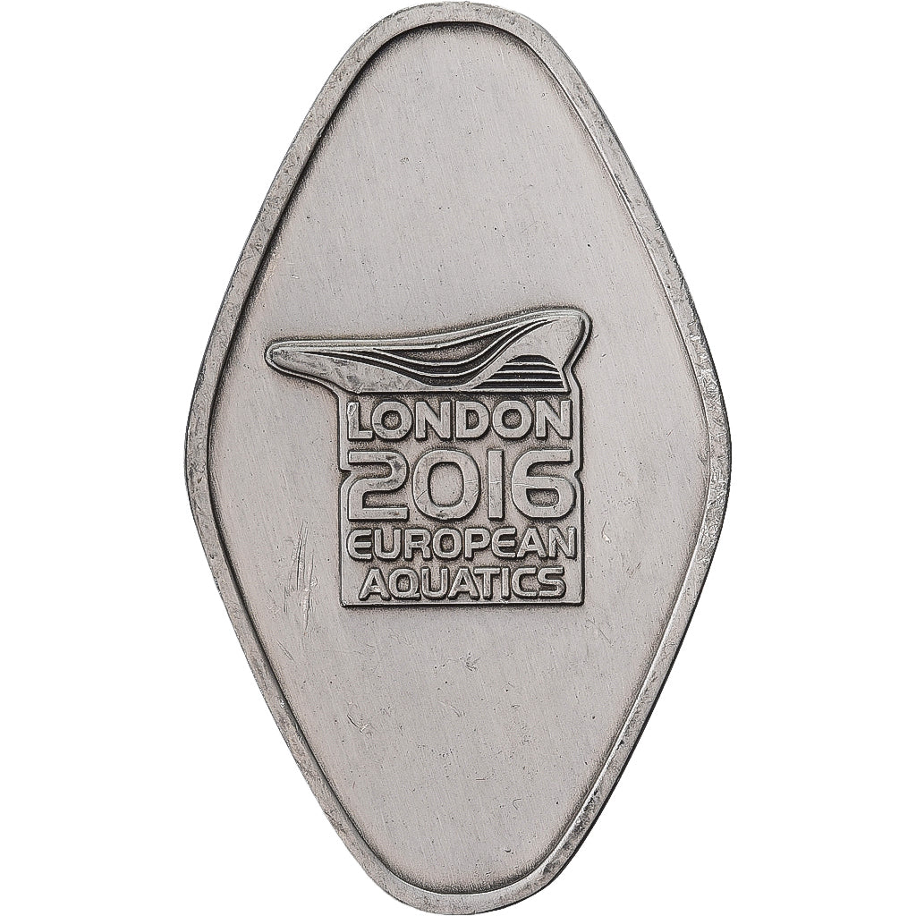 United Kingdom, Medal, Natation, London European Aquatics, 2016, Silvered Metal