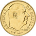 Francia, medalla, Général De Gaulle, 1980, Oro, Santucci, FDC
