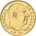 Francia, medalla, Général De Gaulle, 1980, Oro, Santucci, FDC