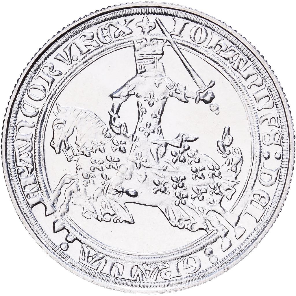 France, Medal, Franc à Cheval, Jean II Le Bon, 1981, Silver, Rousseau