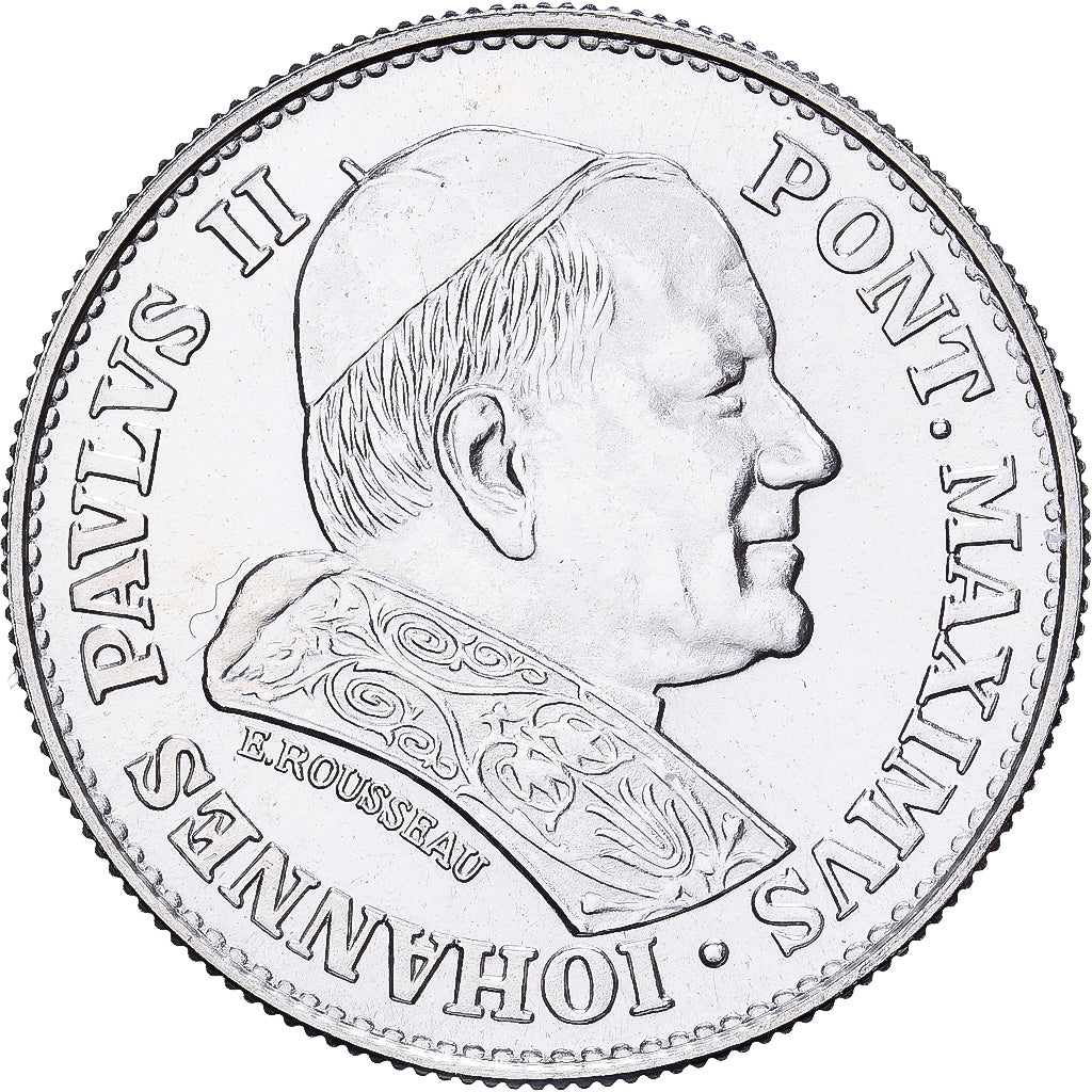 Francia, medaglia, Jean-Paul II, Paris-Lisieux, 1980, Monnaie de Paris, Argento