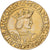 Francia, medalla, Reproduction Teston de François Ier, Cobre - níquel dorado