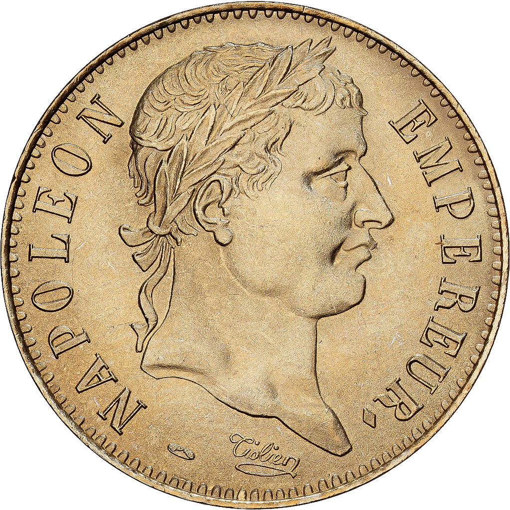 Frankreich, Medaille, Reproduction 1 Franc Napoléon Ier 1808, Copper-Nickel