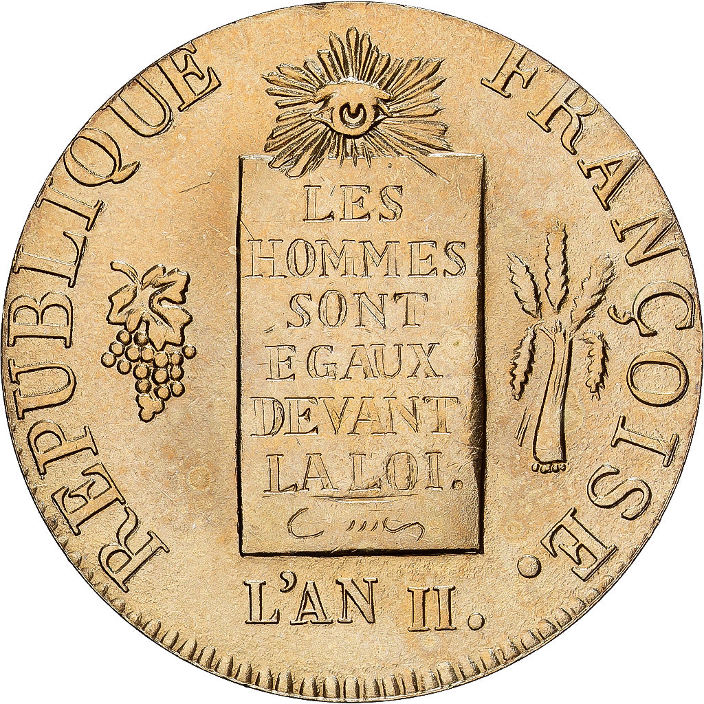 France, Medal, Reproduction Deux Sols aux Balances, Révolution 1793