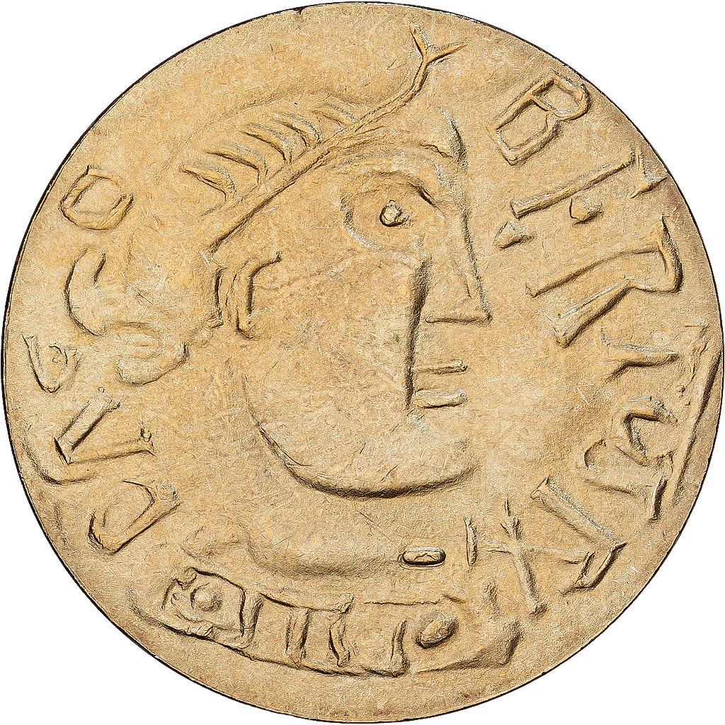 France, Medal, Reproduction Tiers de Sou Mérovingien pour Dagobert