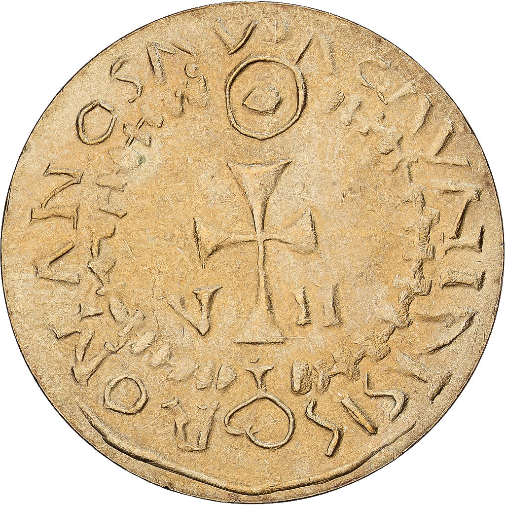 France, Medal, Reproduction Tiers de Sou Mérovingien pour Dagobert