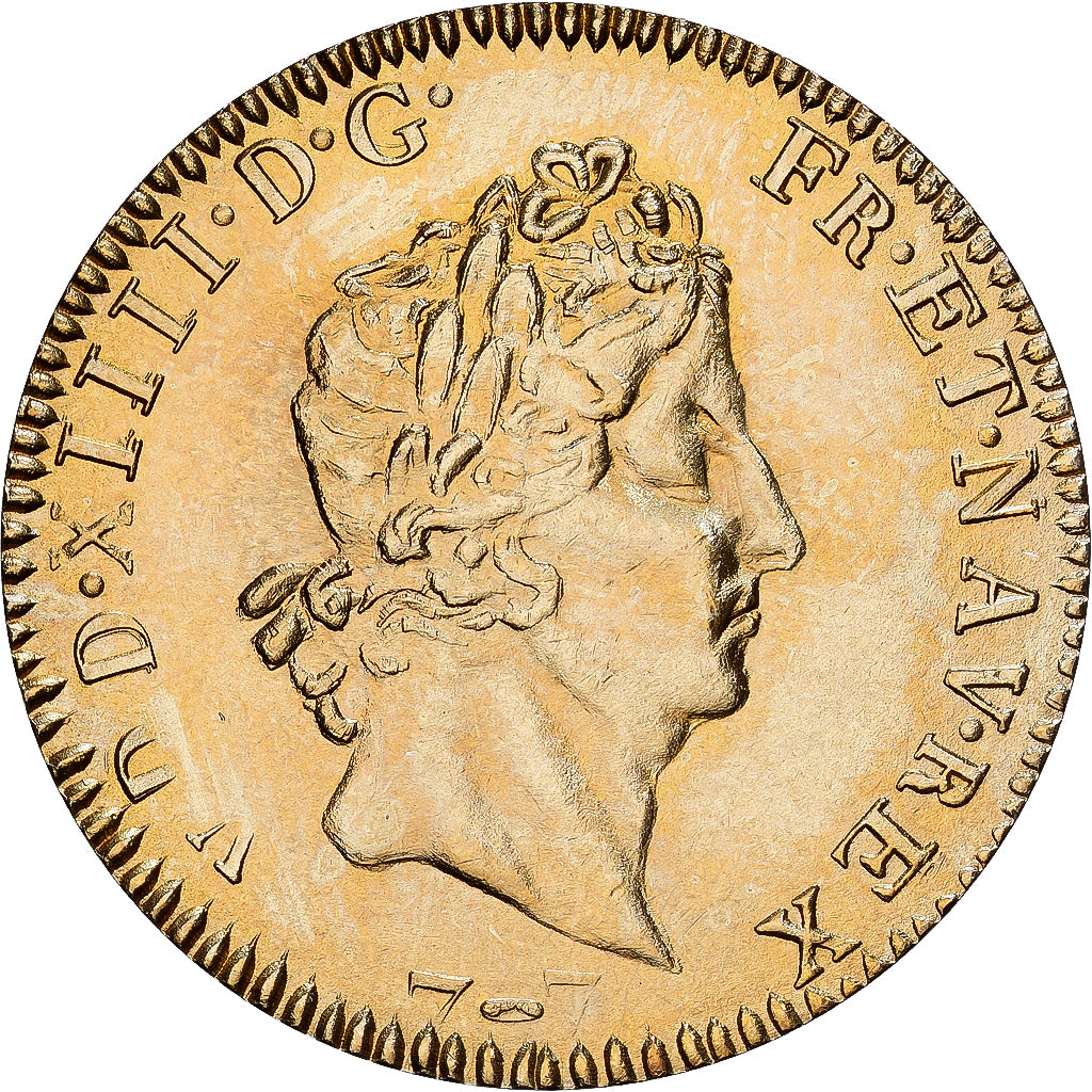 Frankreich, Medaille, Reproduction Louis d'Or aux Insignes, Louis XIV