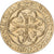 France, Medal, Reproduction Ecu à la Couronne de Louis XI, Copper-Nickel Gilt