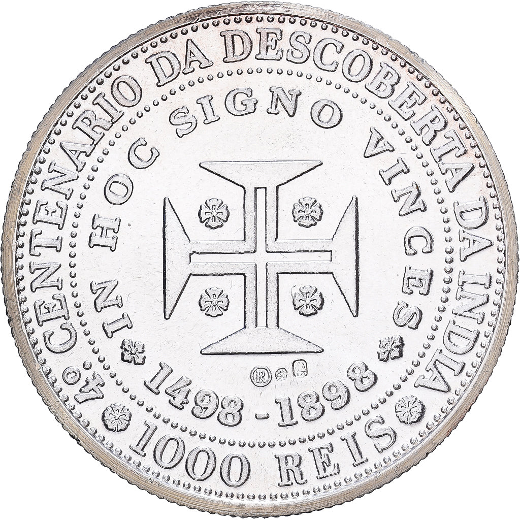 Portogallo, medaglia, Reproduction 1000 Reis, Argento, SPL