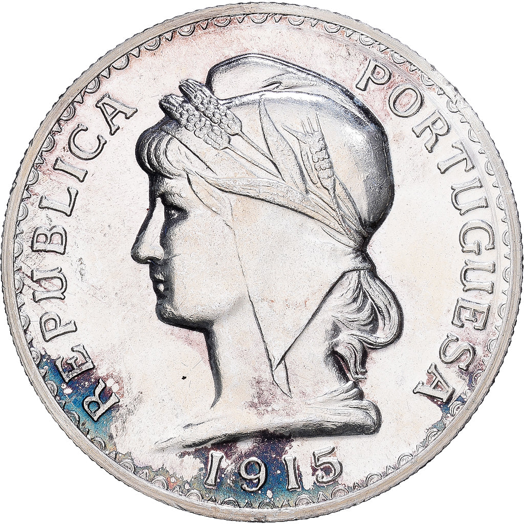 Portugal, Medal, Reproduction Escudo, 1915, Silver, MS(63)