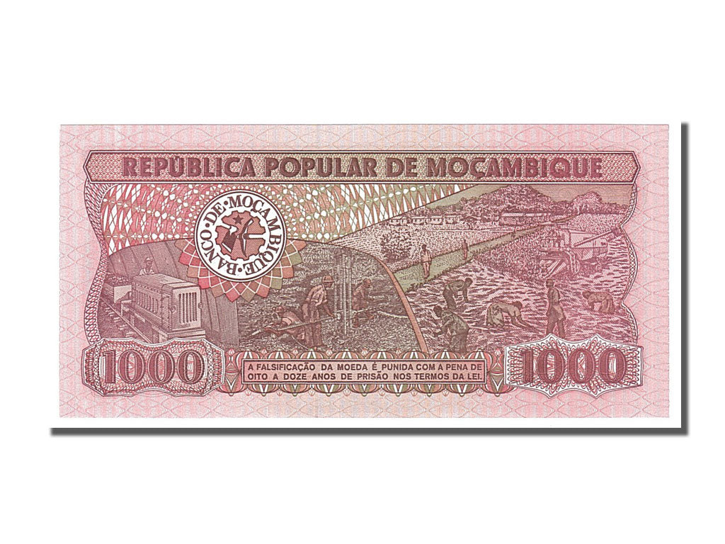 Banknote, Mozambique, 500 Meticais, 1989, 1989-06-16, UNC(65-70)