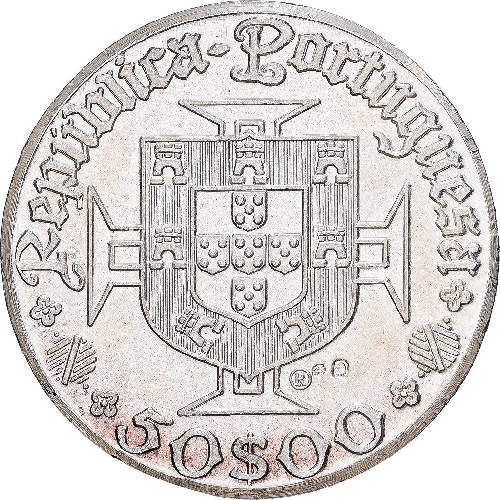 Portogallo, medaglia, Reproduction 50 Escudos, Argento, SPL