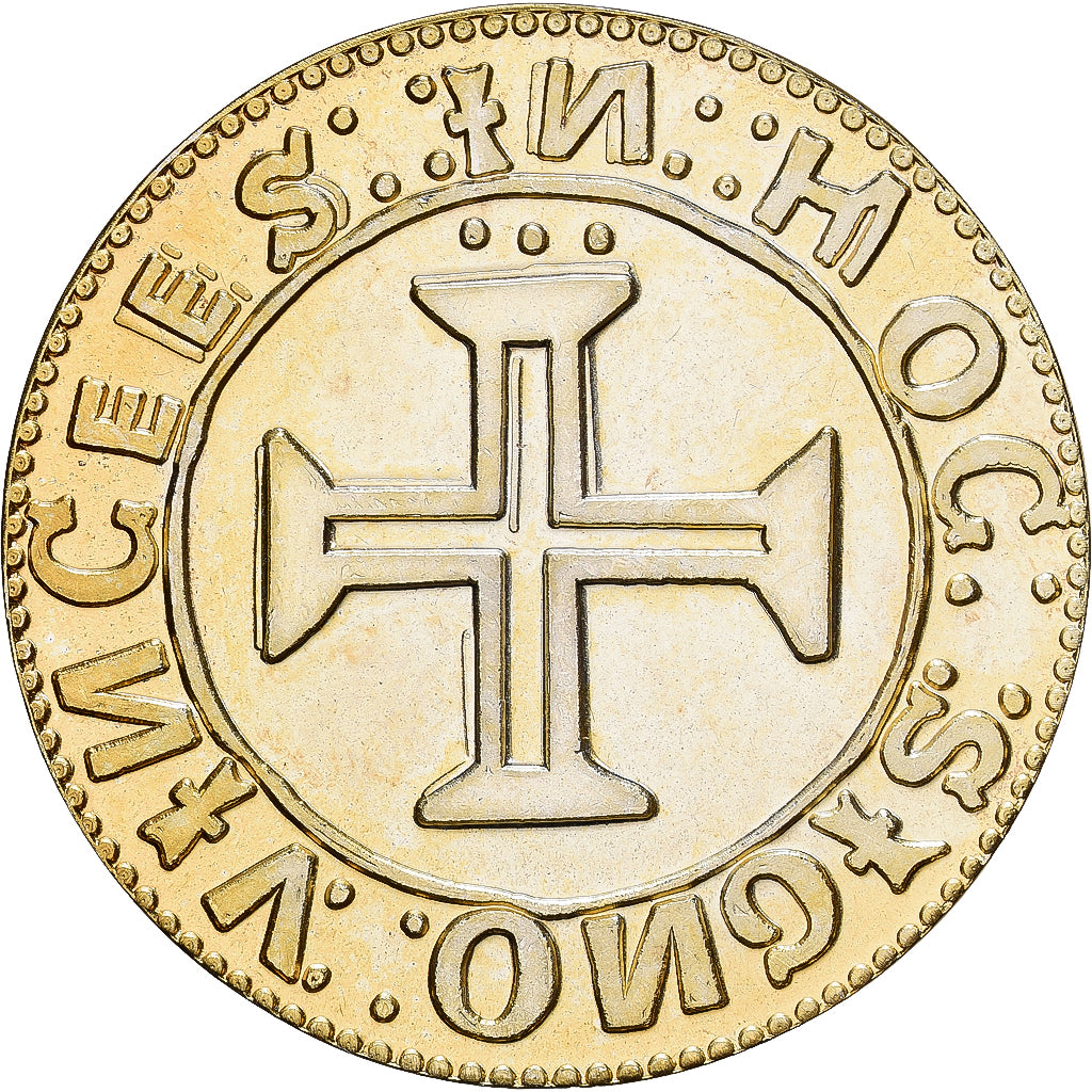 Portugal, Médaille, Reproduction 10 Cruzados, Manuel Ier, Vermeil, SPL