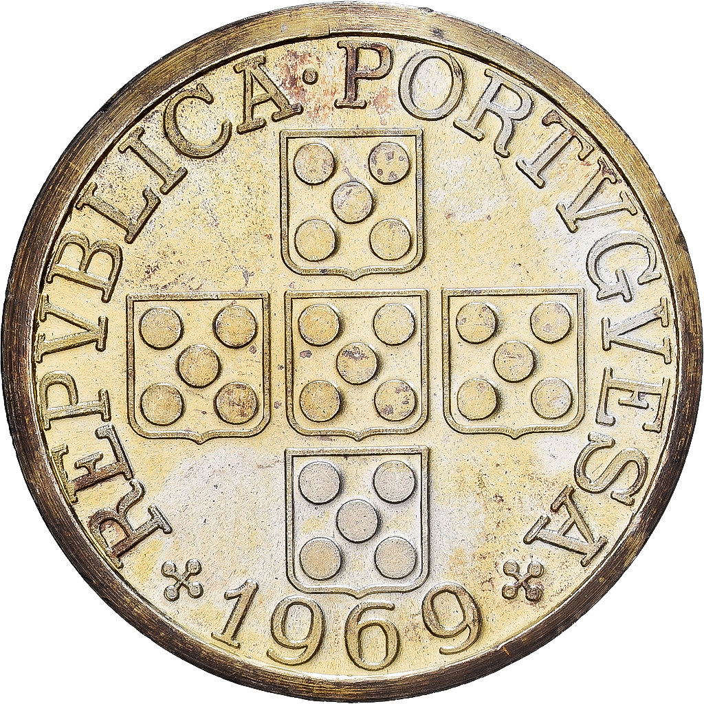 Portugal, medal, Reproduction Escudo, 1969, Vermeil, MS(63)