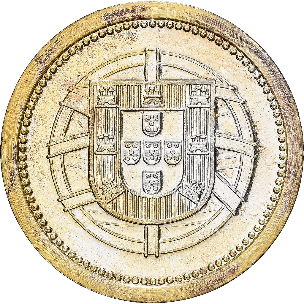 Portugal, medalha, Reproduction 5 Centavos, Vermeil, MS(63)