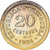 Portugal, Médaille, Reproduction 20 Centavos, Vermeil, SPL