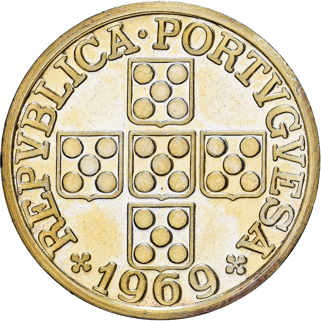 Portugal, Médaille, Reproduction 50 Centavos, Vermeil, SPL