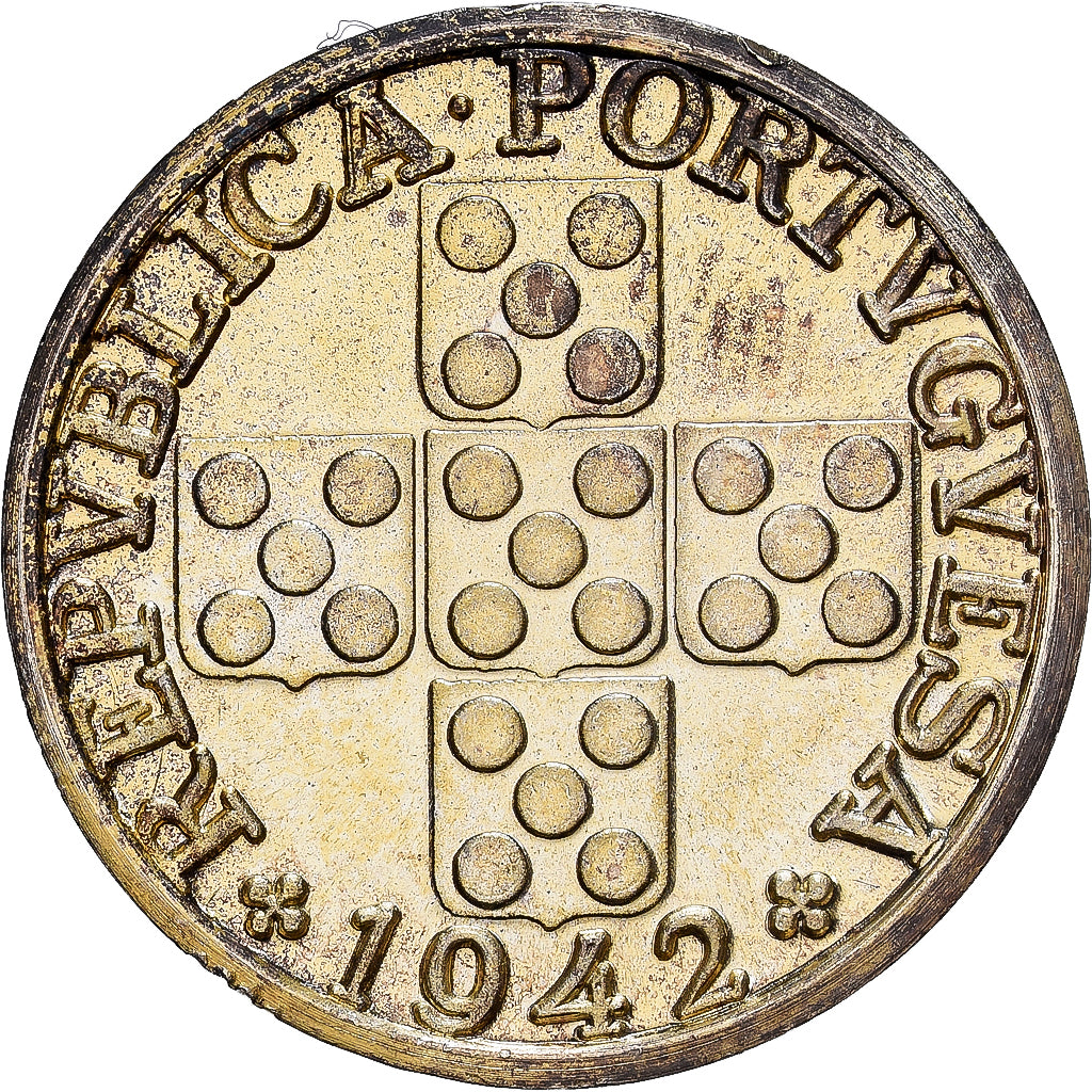 Portugal, Médaille, Reproduction 20 Centavos, Vermeil, SPL